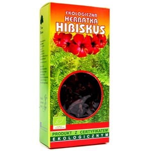 Herbatka hibiskus BIO 50 g Dary Natury