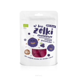 Żelki owocowe bez cukru czarna porzeczka BIO 50 g DietFood