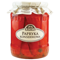 Papryka konserwowa 480g/230g  KROKUS