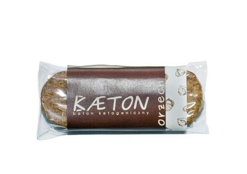 Baton ketogeniczny ORZECH bezglutenowy 50 g KAETON