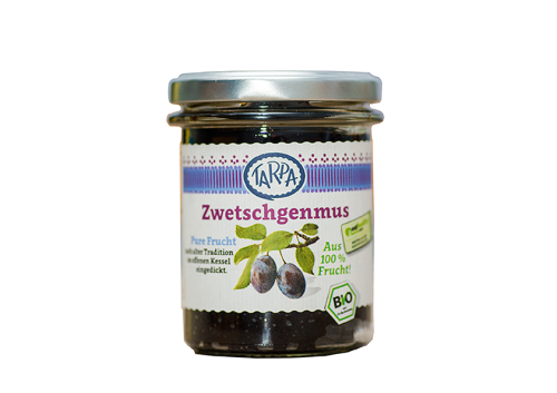 Powidła Premium śliwkowe z węgierek BIO 220 g Tarpa (100g produktu z 500g owoców)