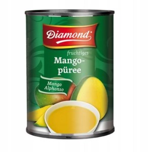 Mango puree pulpa PREMIUM bez cukru Alphonso 850g BIG PACK Diamond