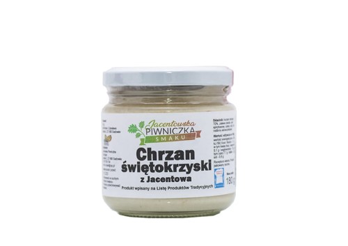 Chrzan Świętokrzyski tradycyjny  180 g Jacentowska Piwniczka