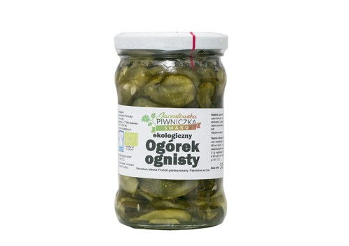 Ogórek ognisty BIO 300 g Piwniczka Jacentowska 