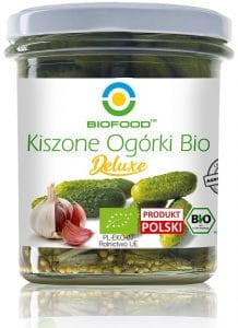 Ogórki kiszone DeLuxe BIO 320g  BioFood