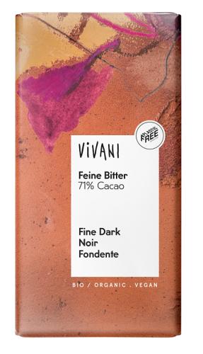 Czekolada gorzka 71% kakao BIO 80g Vivani
