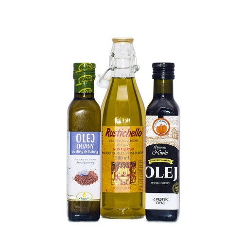 Zestaw olejów do sałatek