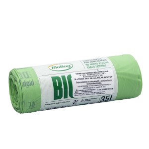 Worki na odpady BIO i zmieszane w 100% kompostowalne i biodegradowalne 35 L 20 szt BioBag