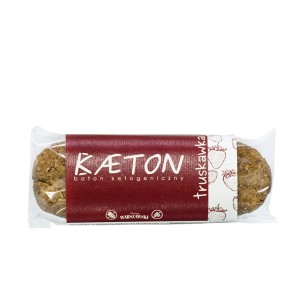 Baton ketogeniczny TRUSKAWKA bezglutenowy 50 g KAETON