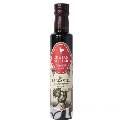 Ocet balsamiczny ciemny tradycyjny grecki 250 ml Cretan Nectar