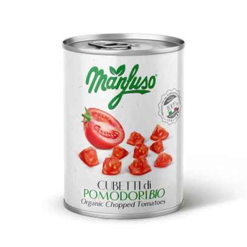 Pomidory krojone BIO puszka  400g Manfuso