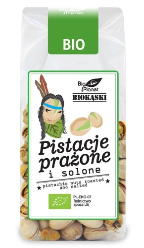 Pistacje prażone solone BIO 100 g