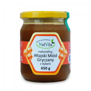 Miód Ałtajski gryczany z Syberii 650 g