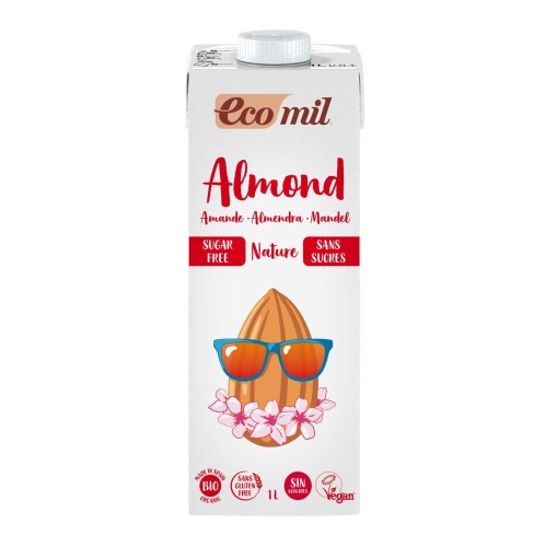 Napój migdałowy bez cukru bezglutenowy BIO 1L ECOMIL