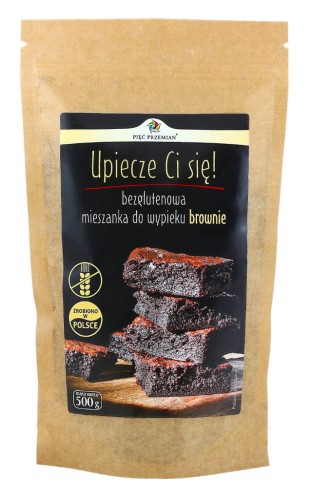 Mieszanka na BROWNIE bezglutenowe 500 g Pięć Przemian