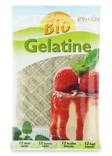 Żelatyna  wieprzowa w listkach BIO 20g