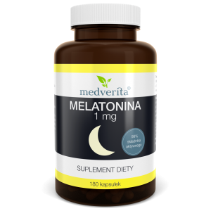 Melatonina 1 mg 180 kapsułek Medverita