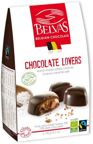 Belgijskie czekoladki z karmelem i salą morską bezglutenowe BIO 100 g.jpg