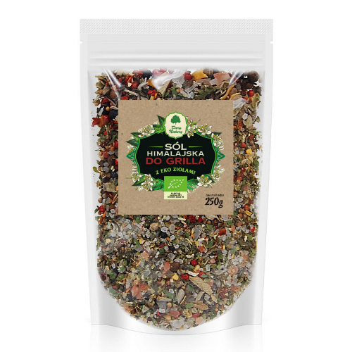 Przyprawa do grilla uzupełniacz BIO 250 g  Dary Natury