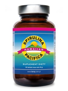 Spirulina pacifica 500mg 180 tabletek/90g - hawajska