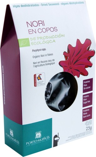 Algi morskie suszone - nori BIO porto muinos 25g