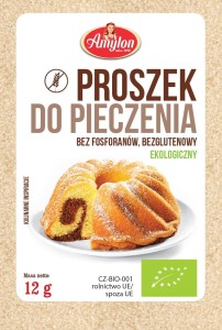 Proszek do pieczenia bezglutenowy BIO 12g Amylon