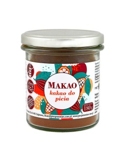 Makao - kakao KETO do picia bez dodatku cukru bezglutenowe 180 g