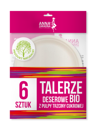 Talerze deserowe z pulpy trzciny cukrowej EKO 6 sztuk.png