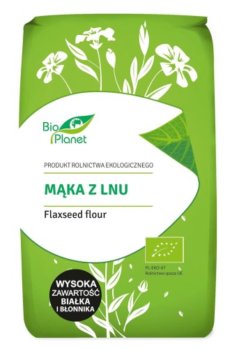 Mąka lniana odtłuszczona BIO 400g