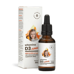 Witamina D3  junior 800IU 30 ml Aura Herbals