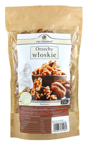 Orzechy włoskie bezglutenowe 350 g Pięć Przemian.jpg