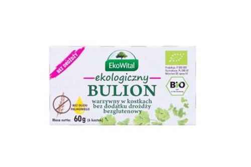 Bulion warzywny bez drożdży bezglutenowy BIO 60 g Eko Wital