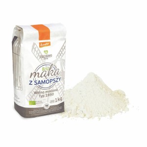 Mąka z samopszy wolno mielona TYP 1850 Demeter BIO 1 kg JUCHOWO
