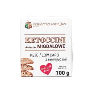 Ciasteczka migdałowe z nerkowcami KETO 100 g