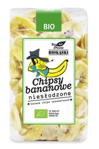 Chipsy bananowe niesłodzone BIO 150g