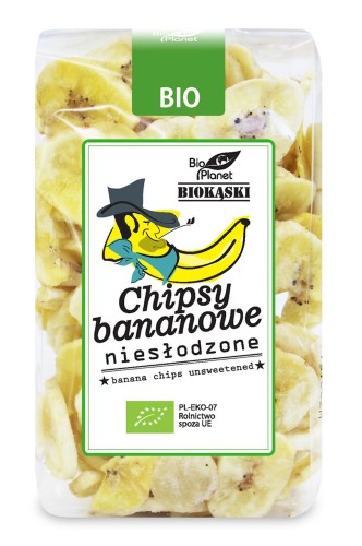 Chipsy bananowe niesłodzone BIO 150g