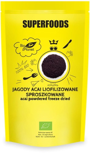 Jagody Acai liofilizowane sproszkowane BIO 100 g