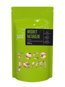 Migdały naturalne 250g  CocoFarm 