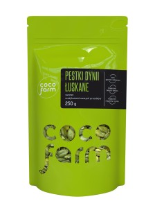 Pestki dyni łuskane 250g bezglutenowe Coco Farm