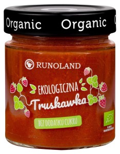 Dżem z truskawki bez dodatku cukru BIO 200 g  Runoland