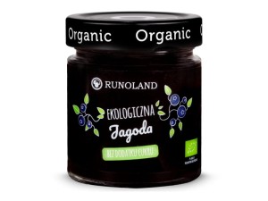 Dżem z jagody leśnej bez dodatku cukru BIO 200 g  Runoland