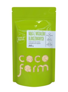  Mąka z migdałów blanszowanych bezglutenowa 250g CocoFarm