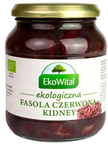 Fasolka czerwona kidney w zalewie BIO 360/240g Eko Wital