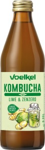 Kombucha limonka z imbirem BIO 330 ml Voelkel