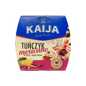 Tuńczyk mexicano z warzywami 185 g