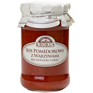 Sos pomidorowy z warzywami bez cukru 340g  Krokus