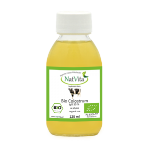 Colostrum w płynie ekstrakt BIO IgG 35% 125 ml Natvita