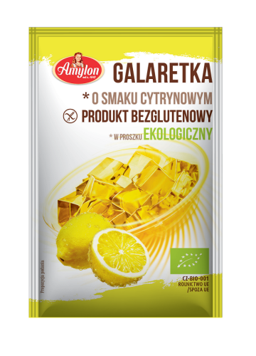 Galaretka bezglutenowa o smaku cytrynowym BIO 40 g Amylon