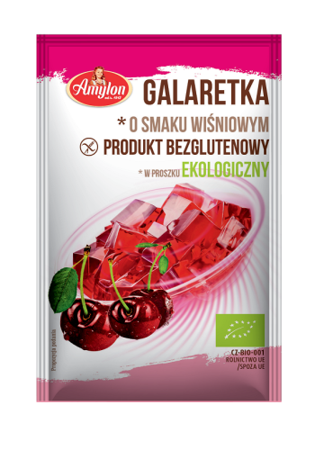 Galaretka bezglutenowa o smaku wiśniowym BIO 40 g.png