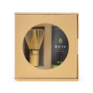 Herbata zielona MATCHA+miotełka bambusowa BIO 30 g MOYA